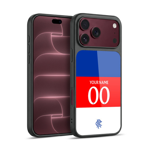 Custom Customised Personalised Rangers FC 2025/26 Kit Away Gel Armour Case For Apple iPhone 18 Pro Max