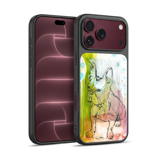 Wyanne Nature Portraits French Bulldog Sketch Gel Armour Case For Apple iPhone 18 Pro Max
