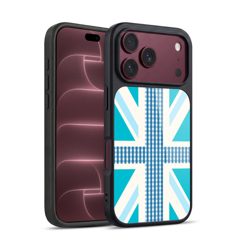 Head Case Designs Union Jack Collection Blue Gingham Gel Armour Case For Apple iPhone 18 Pro