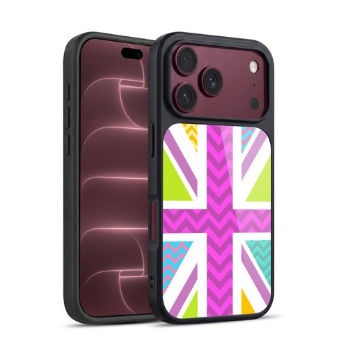 Head Case Designs Union Jack Collection Party Zigzag Gel Armour Case For Apple iPhone 18 Pro