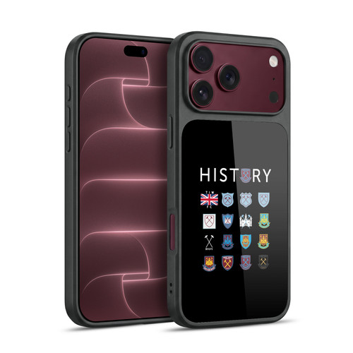 West Ham United FC Crest History Pattern 1 Gel Armour Case For Apple iPhone 18 Pro Max