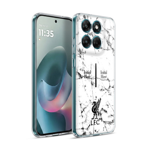 Custom Customised Personalised Liverpool Football Club Logo 1 Liver Bird Marble Soft Gel Case for Motorola Moto G77