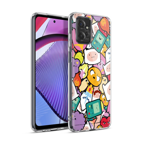 Adventure Time Graphics Pattern Soft Gel Case for Motorola Moto G Power (2023)