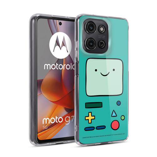 Adventure Time Graphics BMO Soft Gel Case for Motorola Moto G75