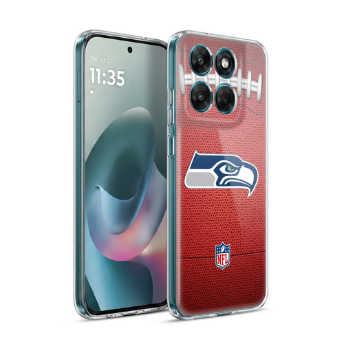 NFL Seattle Seahawks Graphics Football Soft Gel Case for Motorola Moto G77