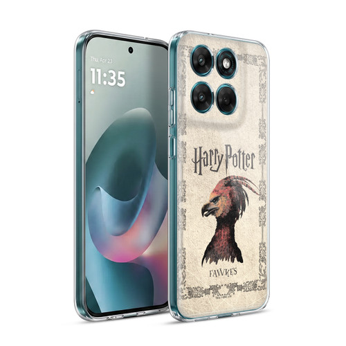Harry Potter Chamber Of Secrets II Fawkes Phoenix Creature Soft Gel Case for Motorola Moto G77
