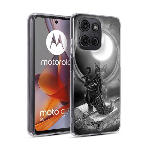 Alchemy Gothic Cats Midnight Mischief Soft Gel Case for Motorola Moto G75