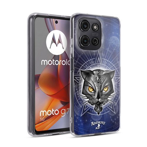 Alchemy Gothic Cats Star Of Ailouros Soft Gel Case for Motorola Moto G75