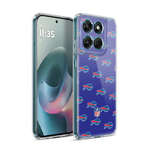NFL Buffalo Bills Artwork Patterns Soft Gel Case for Motorola Moto G77