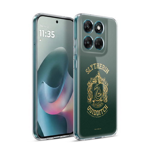 Harry Potter Deathly Hallows X Slytherin Quidditch Soft Gel Case for Motorola Moto G77
