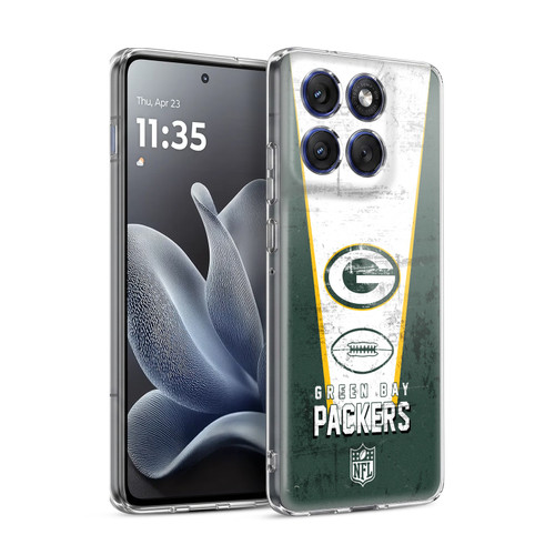 NFL Green Bay Packers Logo Art Banner Soft Gel Case for Motorola Edge 70