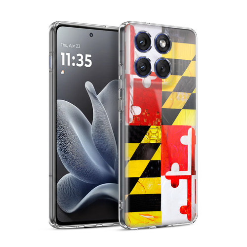 Artpoptart Flags Maryland Soft Gel Case for Motorola Edge 70