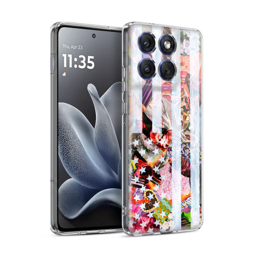 Artpoptart Flags Murican Soft Gel Case for Motorola Edge 70