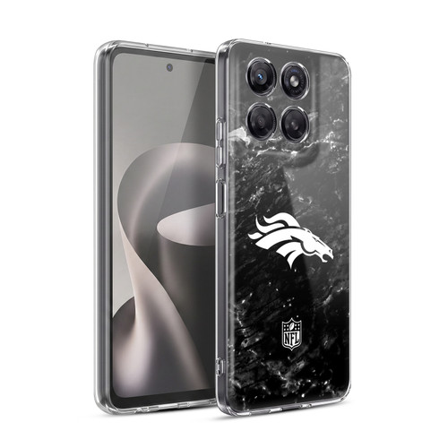 NFL Denver Broncos Artwork Marble Soft Gel Case for Motorola Moto G37 Power