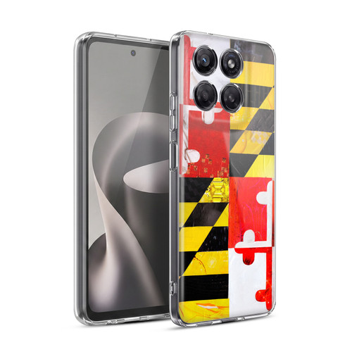 Artpoptart Flags Maryland Soft Gel Case for Motorola Moto G37 Power