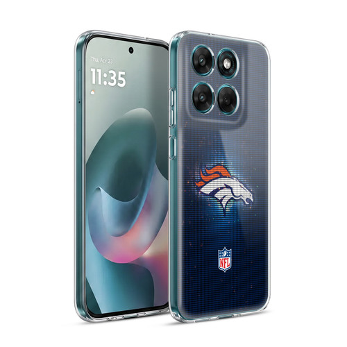 NFL Denver Broncos Artwork LED Soft Gel Case for Motorola Moto G77