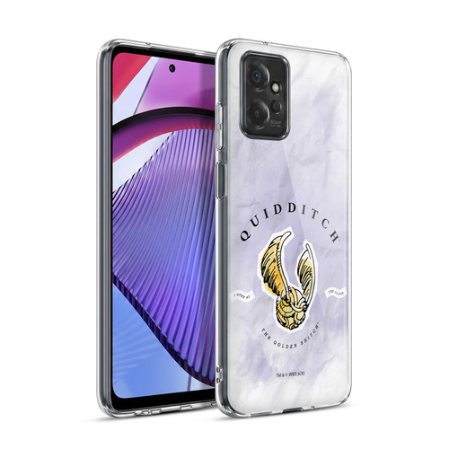 Harry Potter Deathly Hallows XVII Quidditch Golden Snitch Soft Gel Case for Motorola Moto G Power (2023)