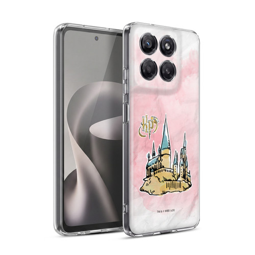 Harry Potter Deathly Hallows XVII Logo And Castle Soft Gel Case for Motorola Moto G37 Power