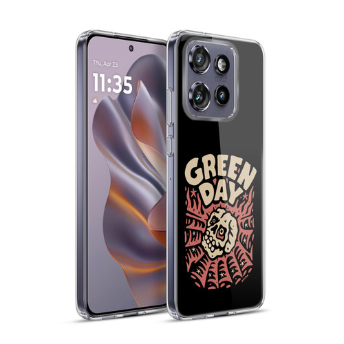 Green Day Graphics Skull Spider Soft Gel Case for Motorola Edge 50 Neo