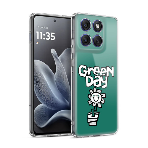 Green Day Graphics Flower Soft Gel Case for Motorola Edge 70