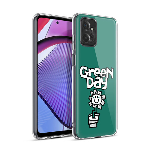 Green Day Graphics Flower Soft Gel Case for Motorola Moto G Power (2023)