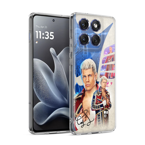 WWE Cody Rhodes Superstar Graphics Soft Gel Case for Motorola Edge 70