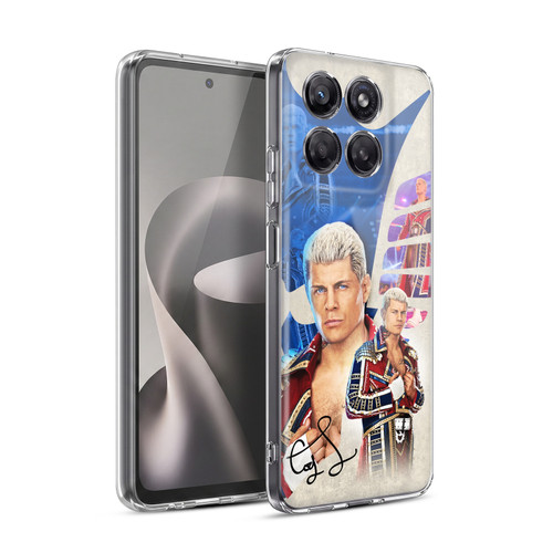 WWE Cody Rhodes Superstar Graphics Soft Gel Case for Motorola Moto G37 Power