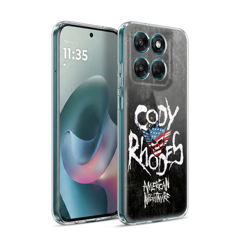 WWE Cody Rhodes Distressed Name Soft Gel Case for Motorola Moto G77
