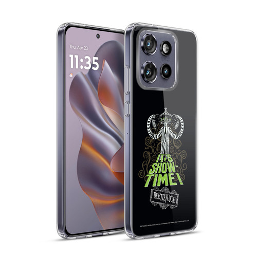 Beetlejuice Graphics Show Time Soft Gel Case for Motorola Edge 50 Neo