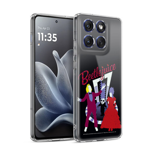 Beetlejuice Graphics Betelgeuse And Lydia Soft Gel Case for Motorola Edge 70
