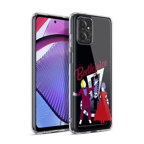 Beetlejuice Graphics Betelgeuse And Lydia Soft Gel Case for Motorola Moto G Power (2023)