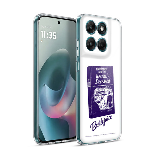 Beetlejuice Graphics Handbook Soft Gel Case for Motorola Moto G77