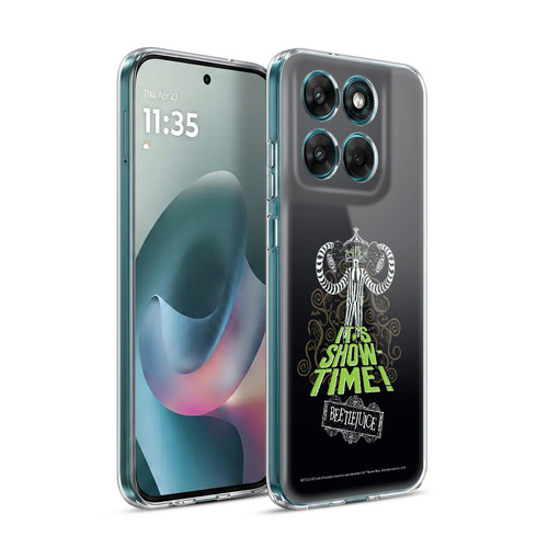 Beetlejuice Graphics Show Time Soft Gel Case for Motorola Moto G77