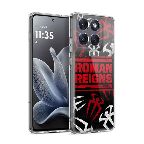 WWE Roman Reigns Logo Pattern Soft Gel Case for Motorola Edge 70