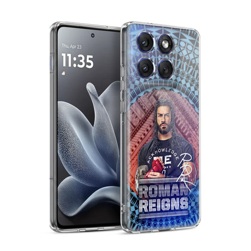 WWE Roman Reigns Tribal Pattern Soft Gel Case for Motorola Edge 70