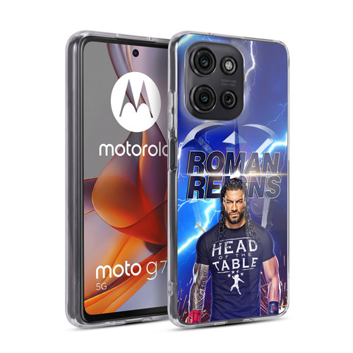 WWE Roman Reigns Lightning Soft Gel Case for Motorola Moto G75