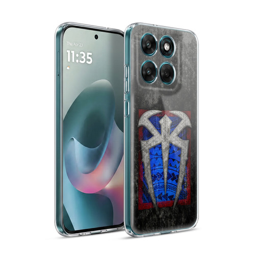 WWE Roman Reigns Distressed Logo Soft Gel Case for Motorola Moto G77