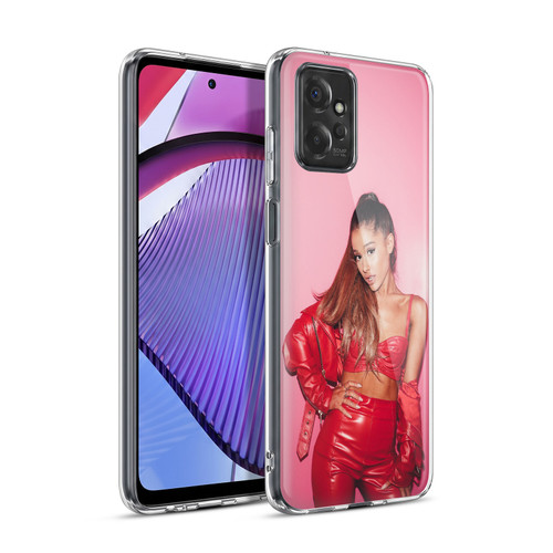 Ariana Grande Dangerous Woman Red Leather Soft Gel Case for Motorola Moto G Power (2023)