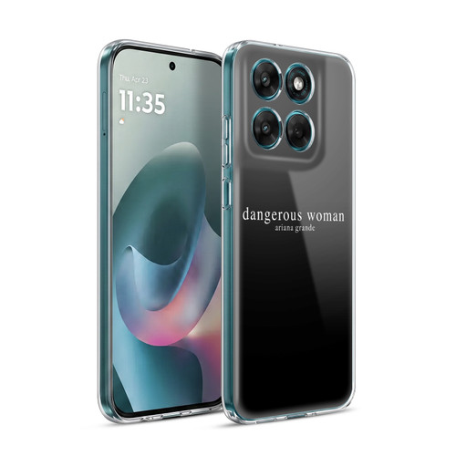 Ariana Grande Dangerous Woman Text Soft Gel Case for Motorola Moto G77