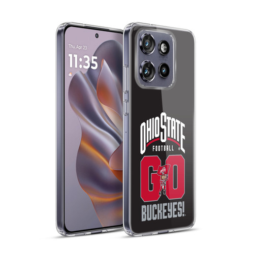 Ohio State University Football Graphics Go Buckeyes Soft Gel Case for Motorola Edge 50 Neo