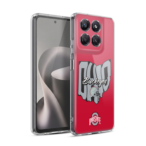 Ohio State University Football Graphics Map Soft Gel Case for Motorola Moto G37 Power