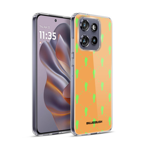 Billie Eilish Key Art Blohsh Pattern Soft Gel Case for Motorola Edge 50 Neo