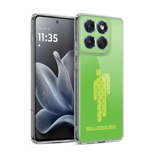 Billie Eilish Key Art Blohsh Green Soft Gel Case for Motorola Edge 70