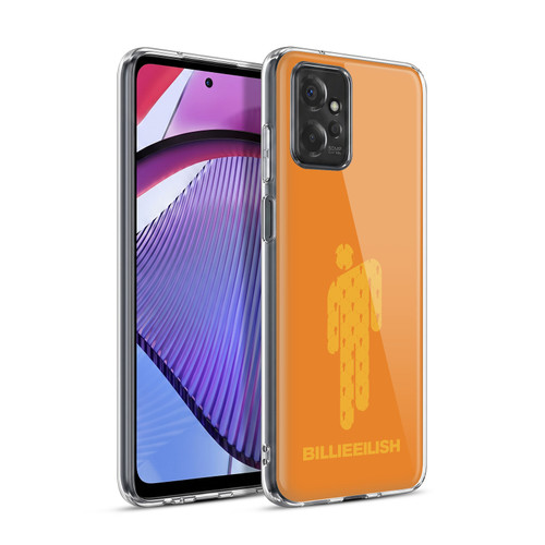 Billie Eilish Key Art Blohsh Orange Soft Gel Case for Motorola Moto G Power (2023)