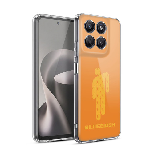 Billie Eilish Key Art Blohsh Orange Soft Gel Case for Motorola Moto G37 Power