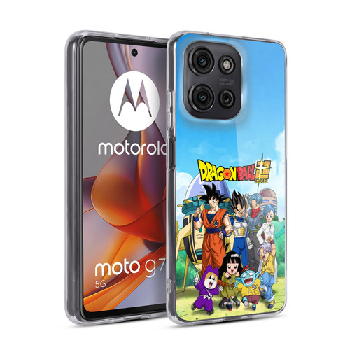 Dragon Ball Super Future Trunks Arc Characters Group Soft Gel Case for Motorola Moto G75