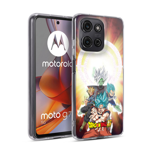 Dragon Ball Super Future Trunks Arc Characters Merged Zamasu Soft Gel Case for Motorola Moto G75