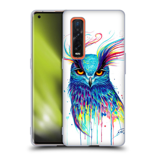 Pixie Cold Animals Into The Blue Soft Gel Case for OPPO Find X2 Pro 5G