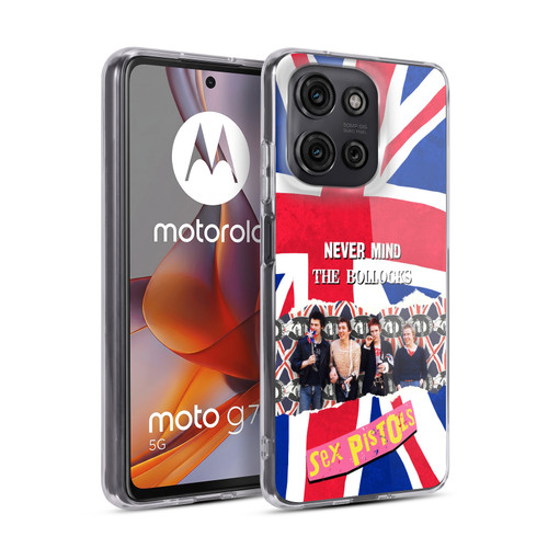 Sex Pistols Band Art Group Photo Soft Gel Case for Motorola Moto G75