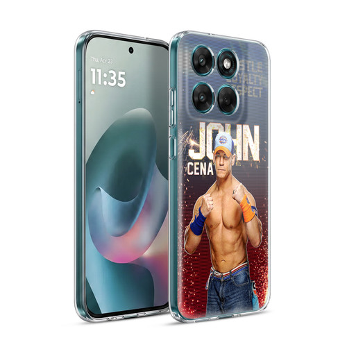 WWE John Cena Portrait Soft Gel Case for Motorola Moto G77